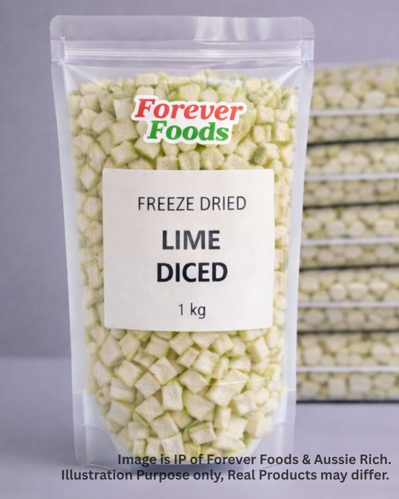 Freeze Dried Lime Diced Bulk Wholesale