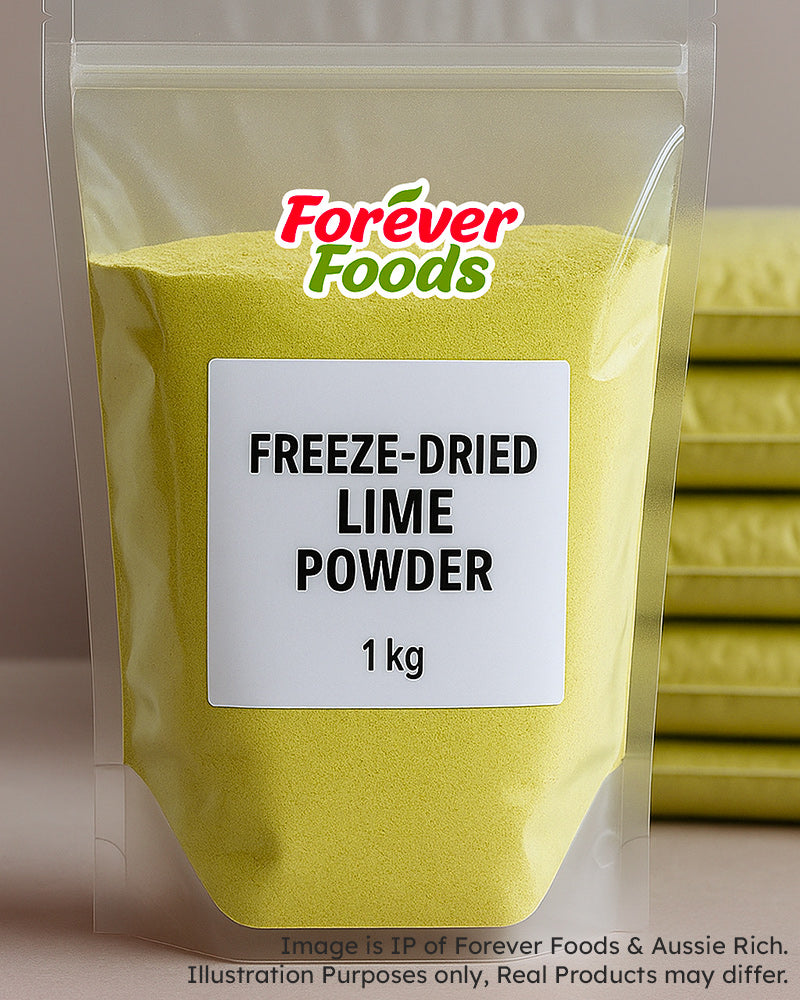 lime powder in freeze dried powder format