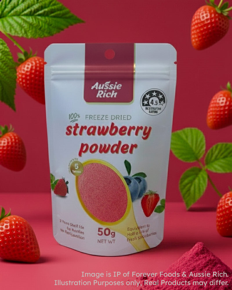 Strawberry Powder Freeze Dried in Australia