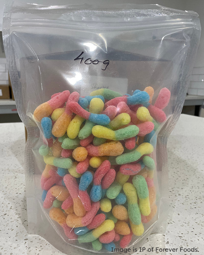 Freeze Dried Sour Worms - 400g