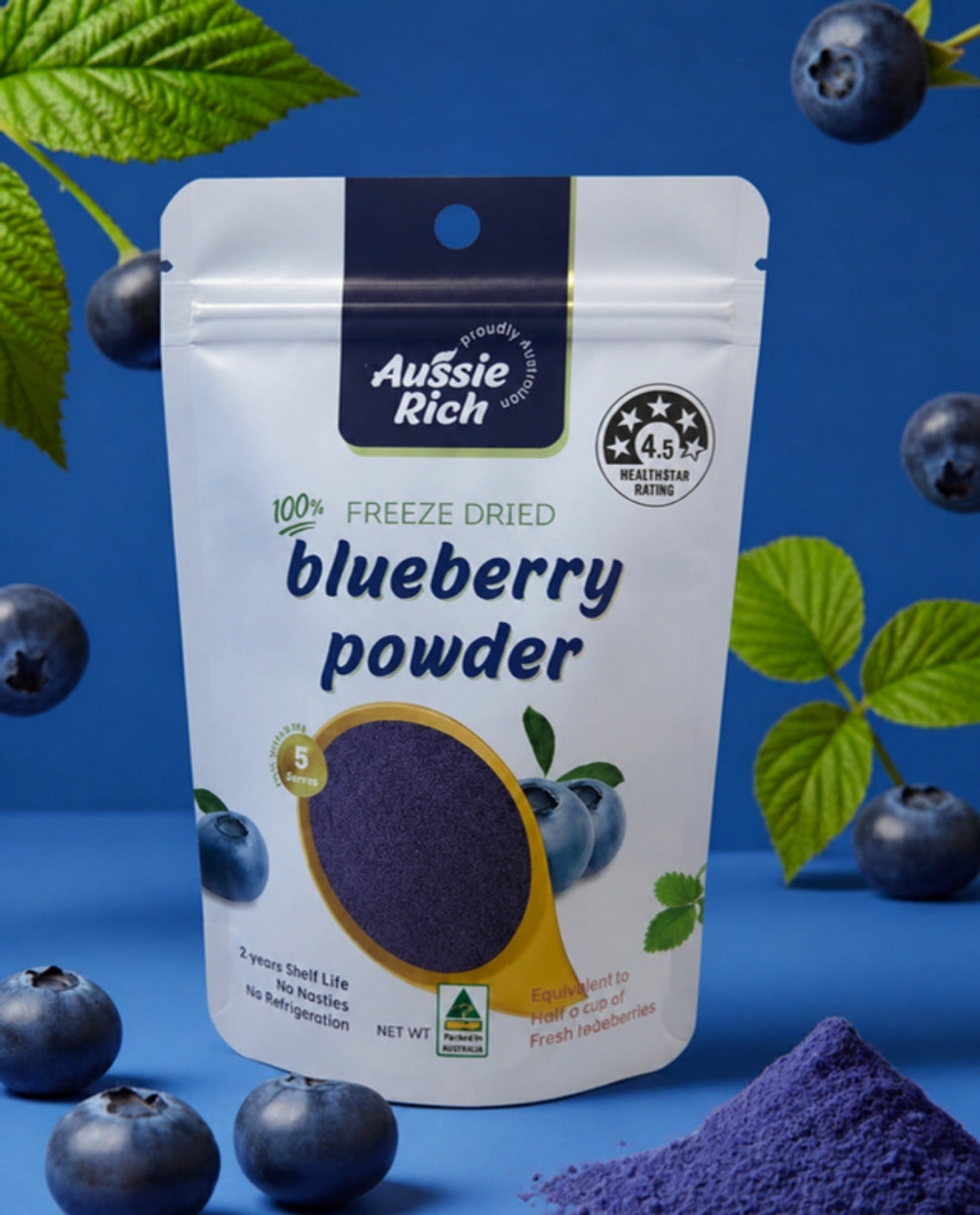 Freeze Dried Blueberries - Powder - Forever Foods
