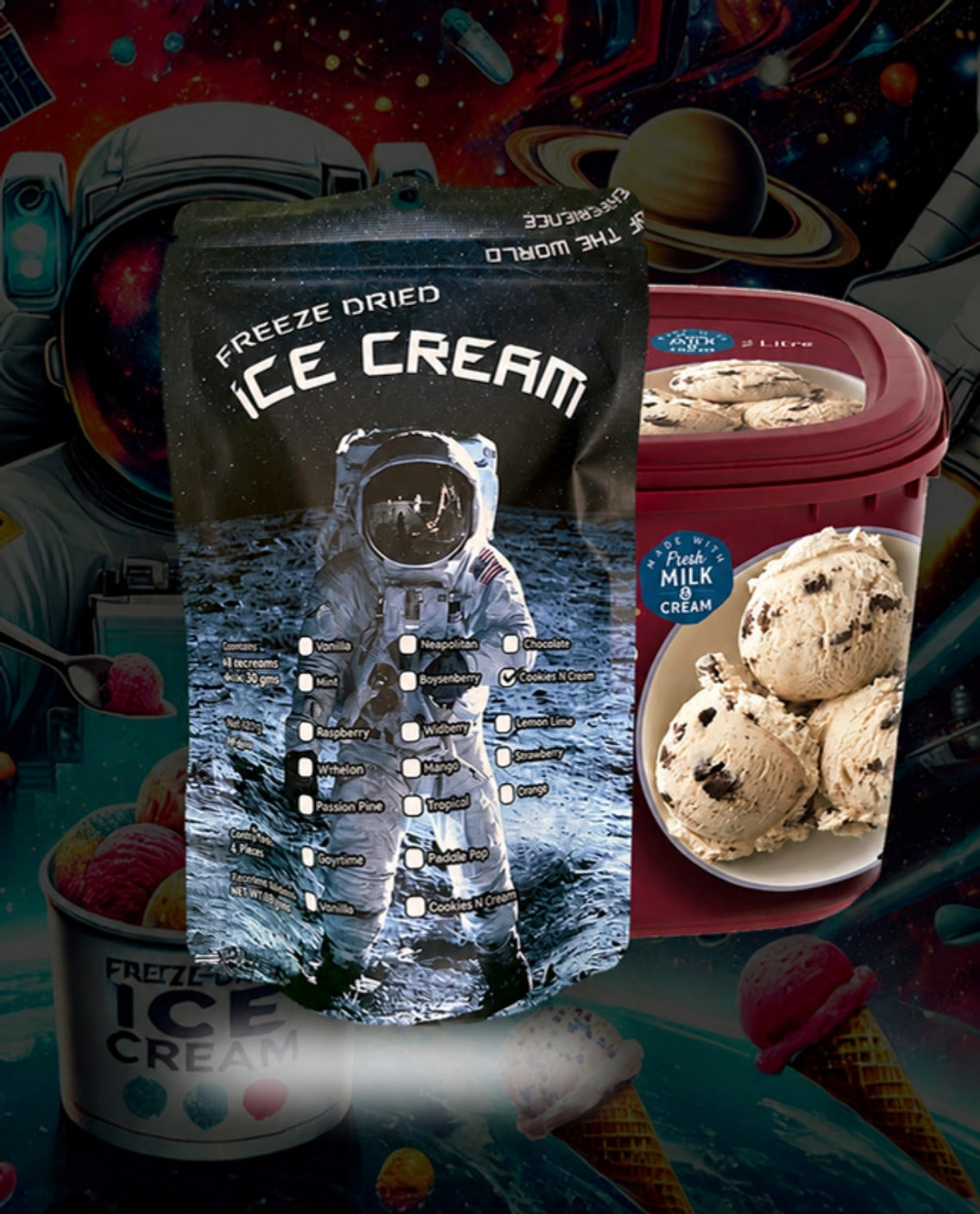 Freeze Dried - Cookies & Cream - Forever Foods