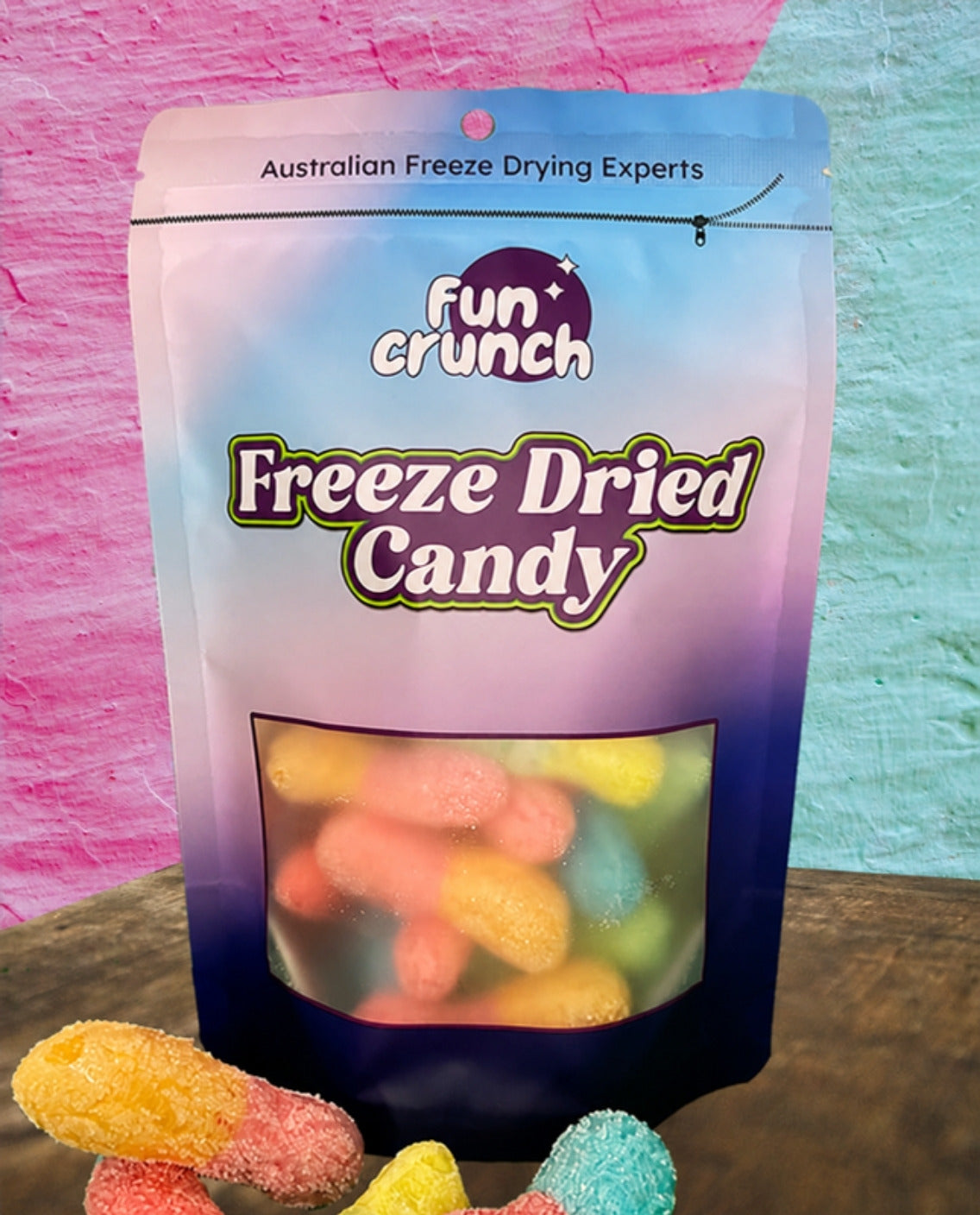 Freeze Dried Sour Worms - Forever Foods