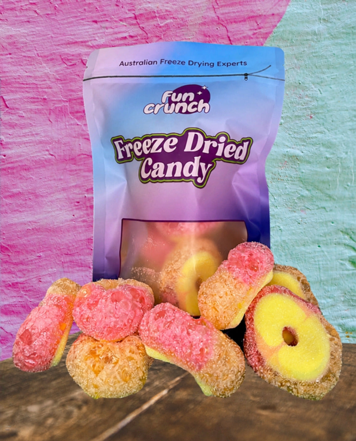 Freeze Dried Peach Rings - Forever Foods
