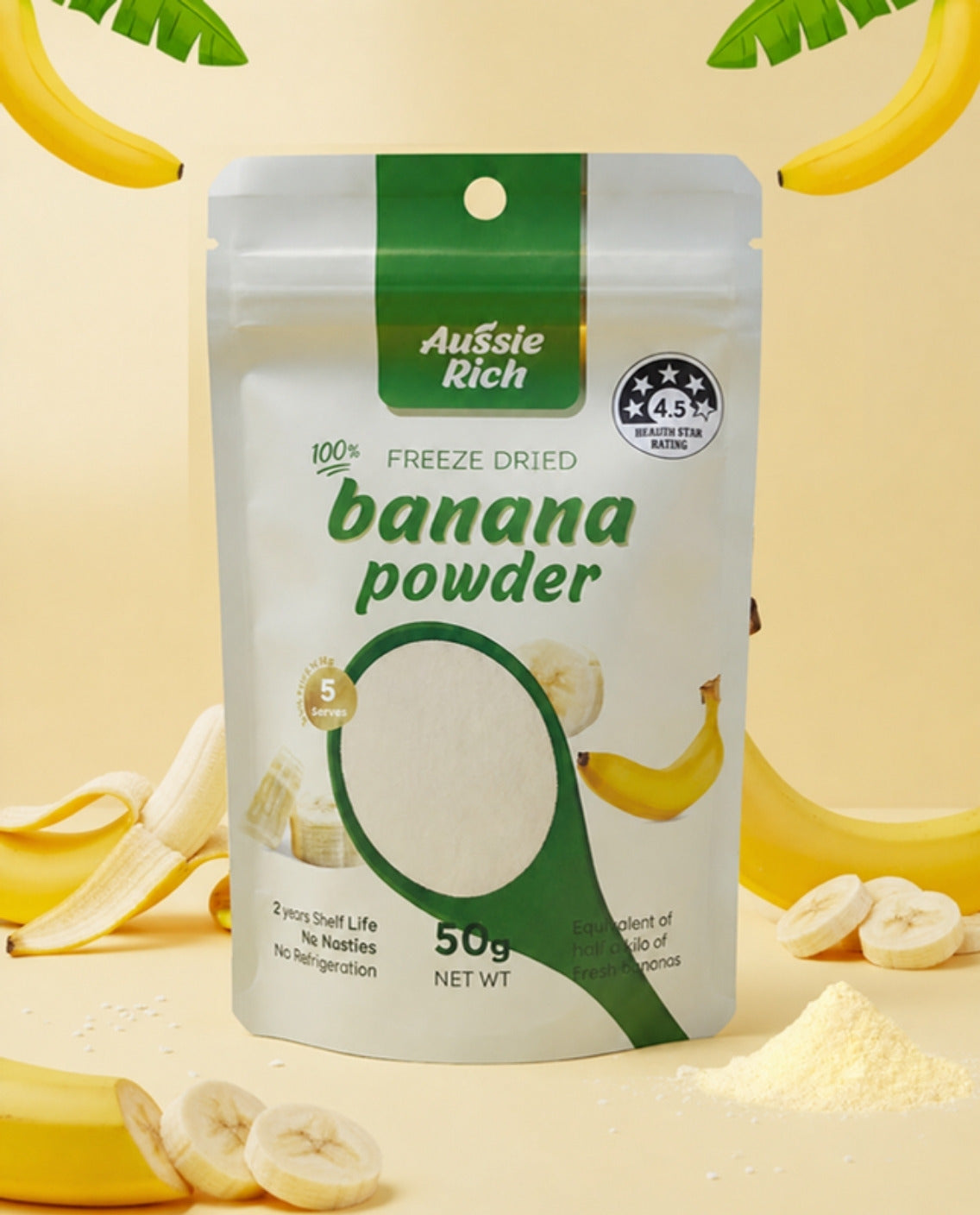 Banana Powder - Freeze Dried - Forever Foods