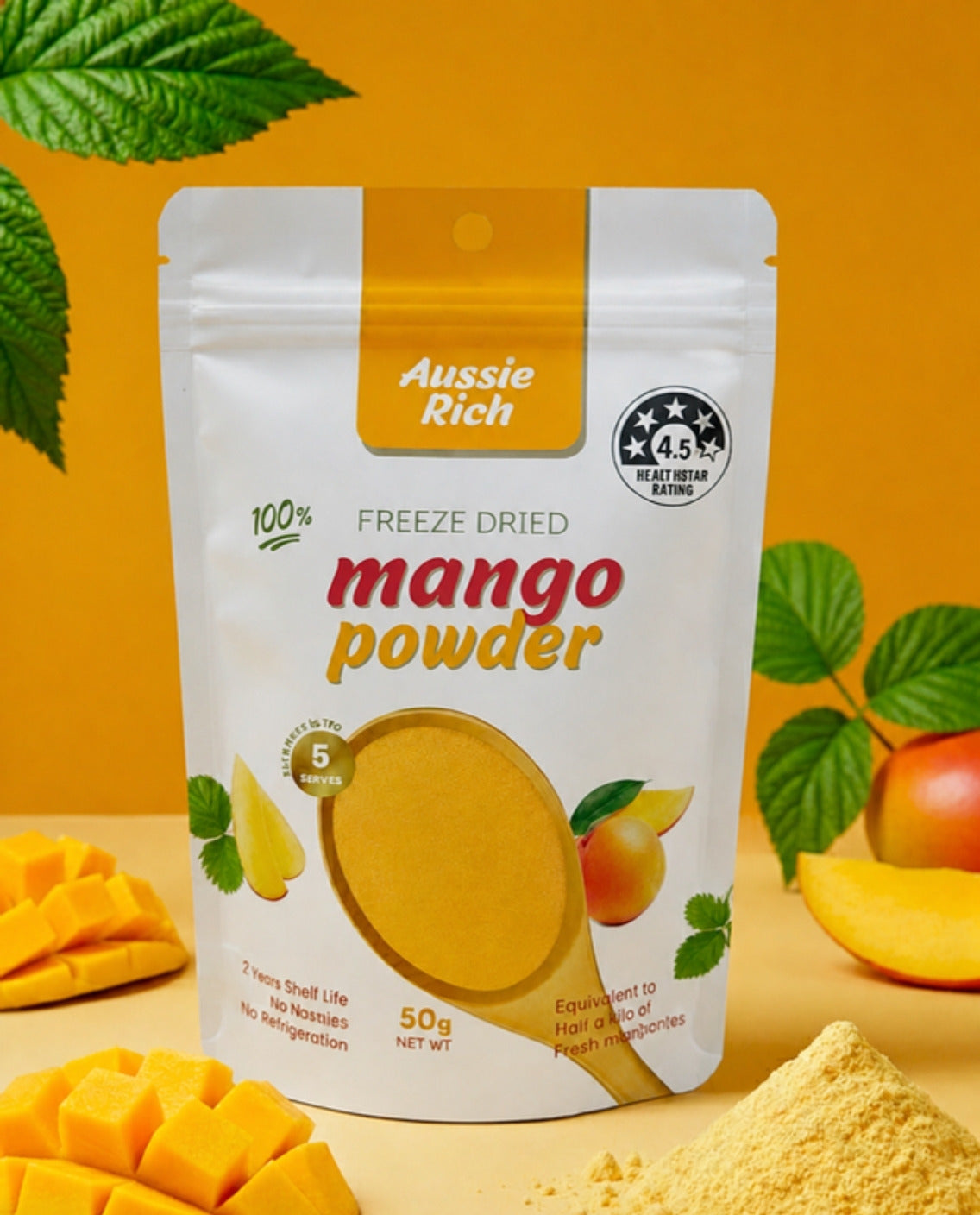 Mango Powder - Freeze Dried - Forever Foods