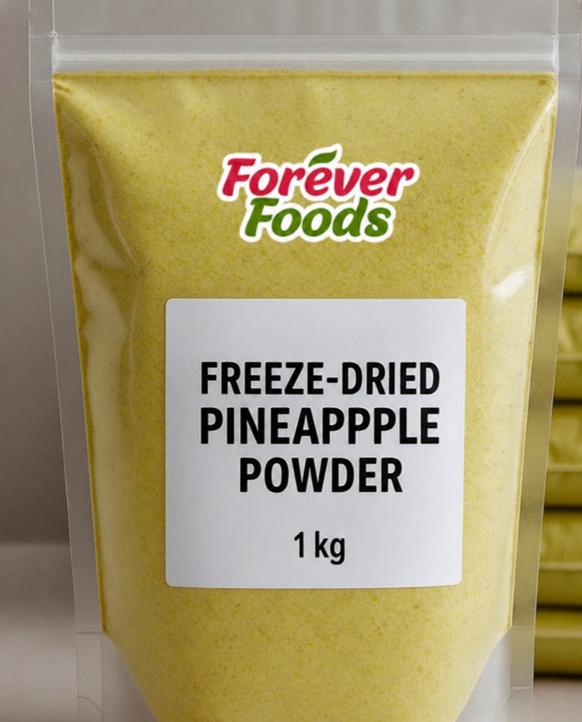 Pineapple Powder - Freeze Dried - Forever Foods