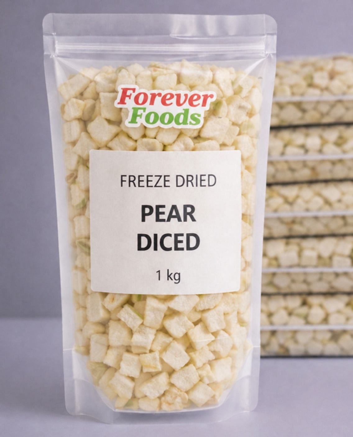 Pear Diced - Freeze Dried - Forever Foods