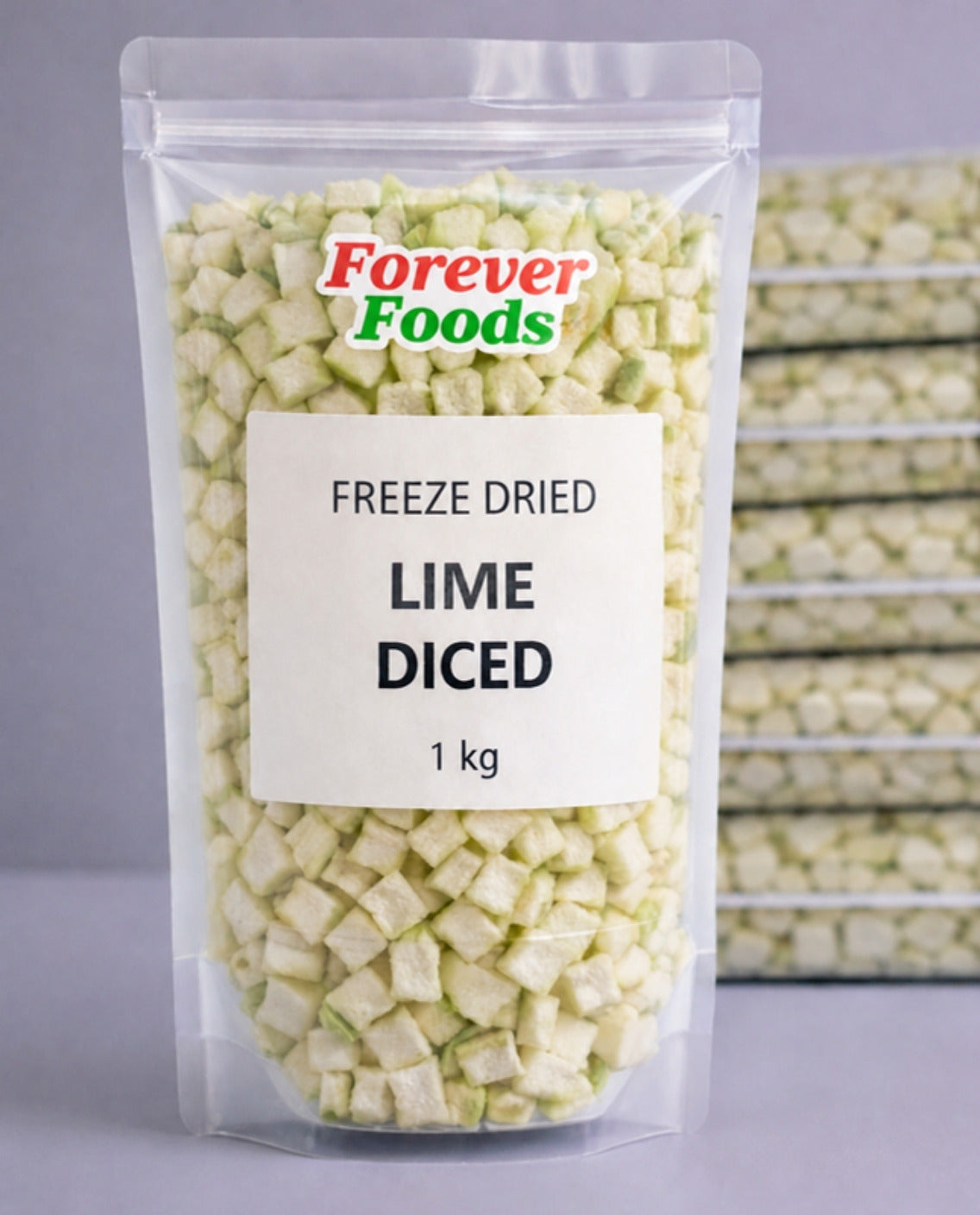 Lime Diced - Freeze Dried - Forever Foods