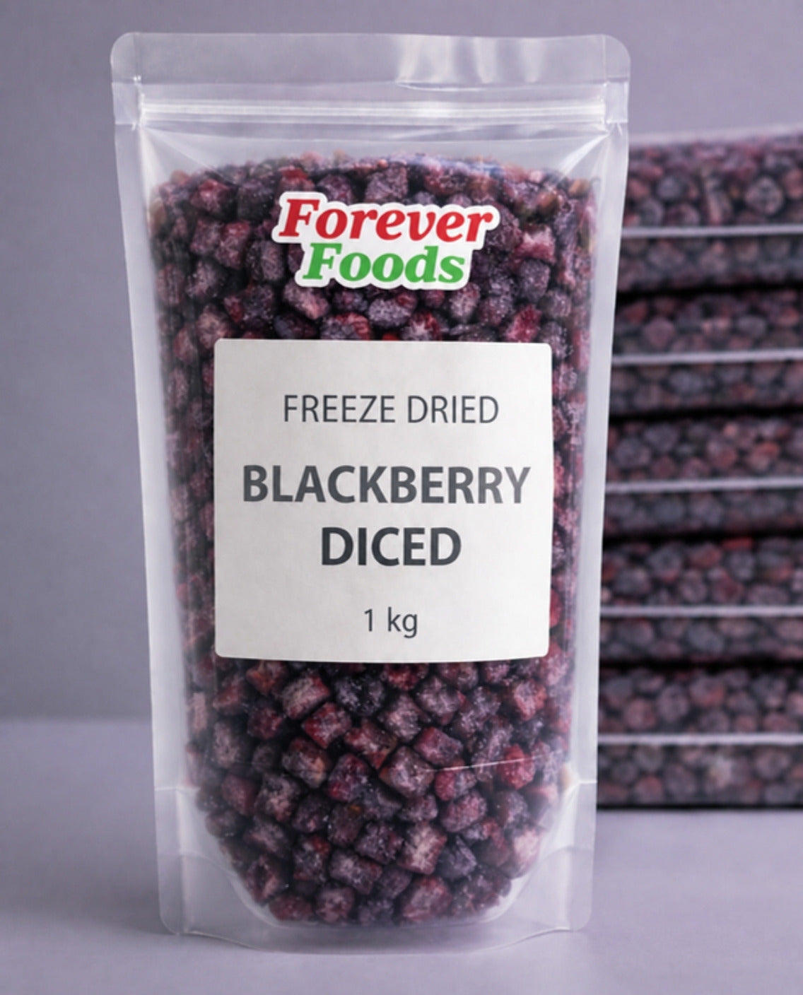 Blackberry Diced - Freeze Dried - Forever Foods