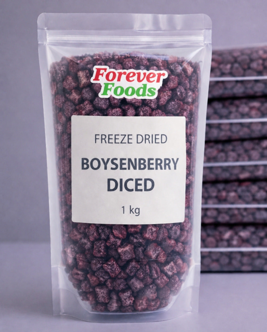 Boysenberry Diced - Freeze Dried - Forever Foods