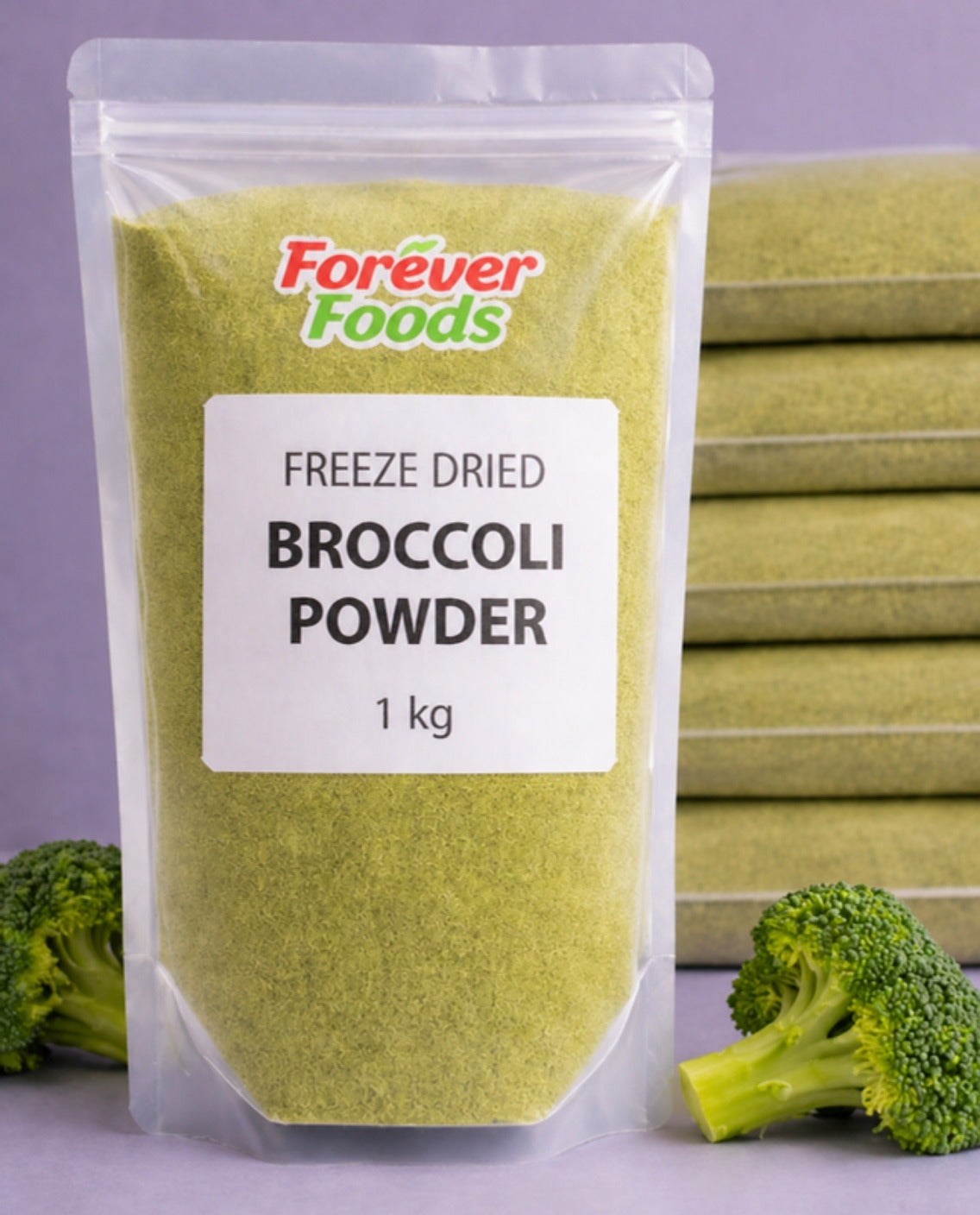 Broccoli Powder - Freeze Dried - Forever Foods