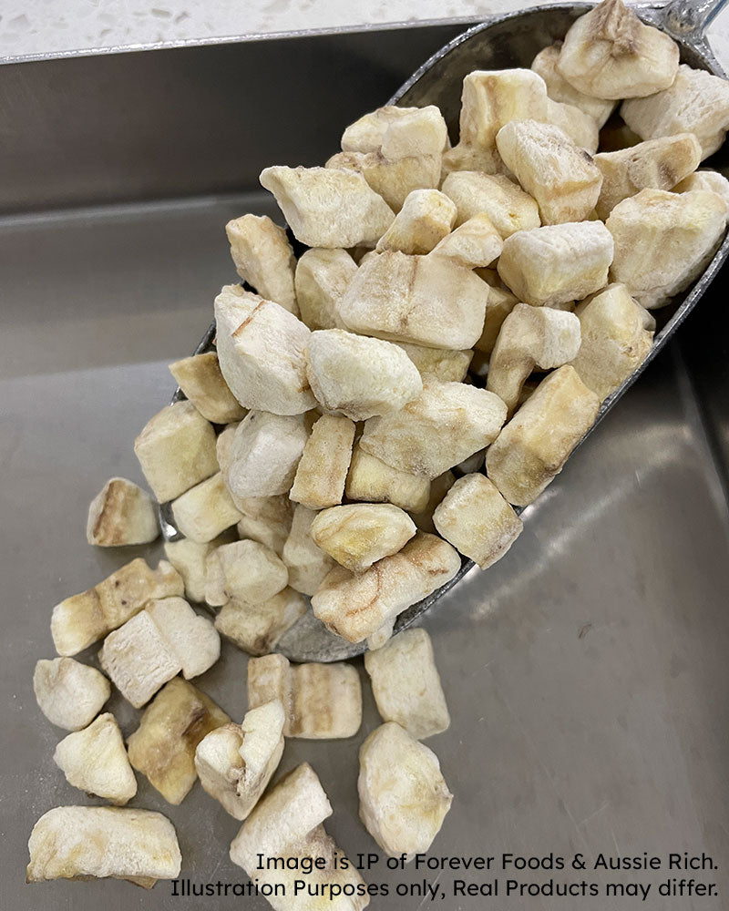 diced banana in Australia