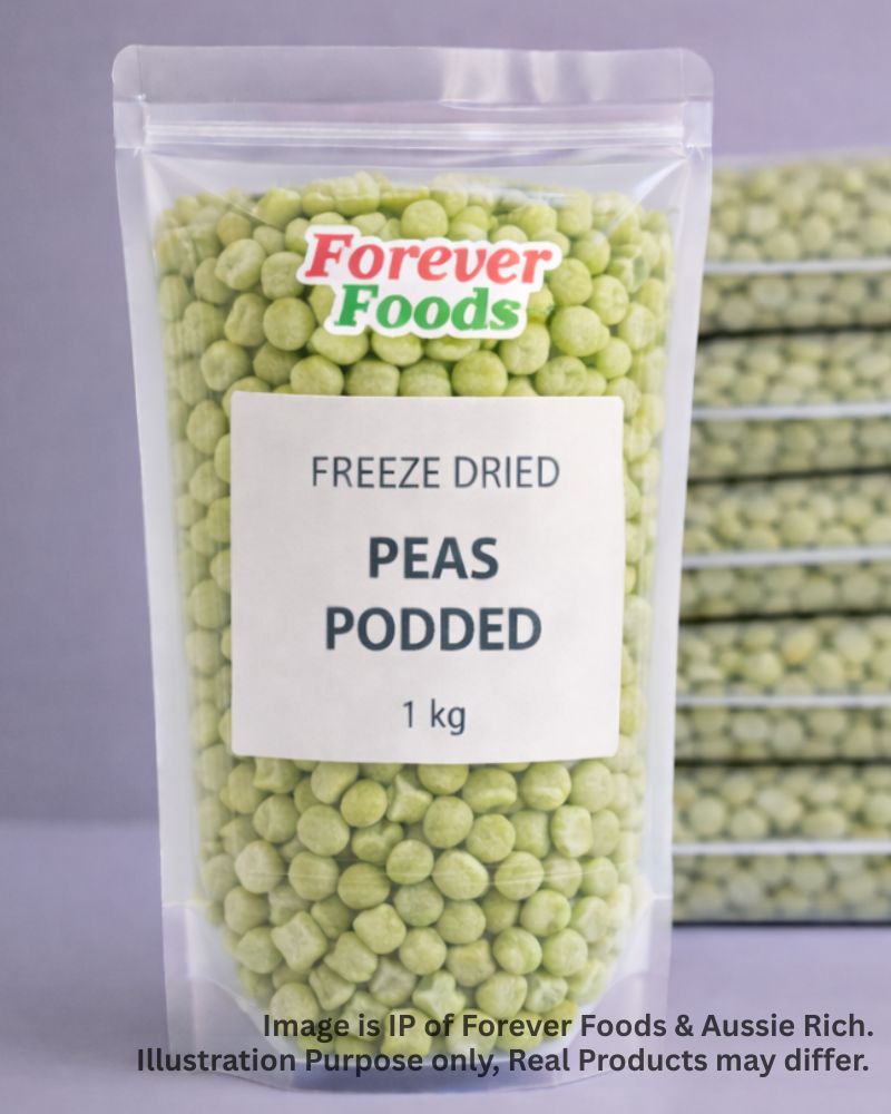 Freeze Dried Peas Podded Bulk Wholesale