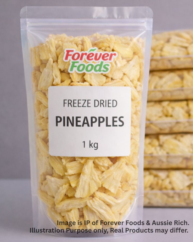 Freeze Dried Pineapples bulk quantity