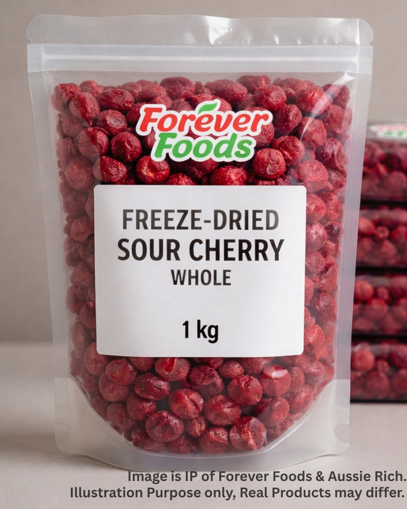 Bulk bag of Sour Cherry - whole and Freeze Dried