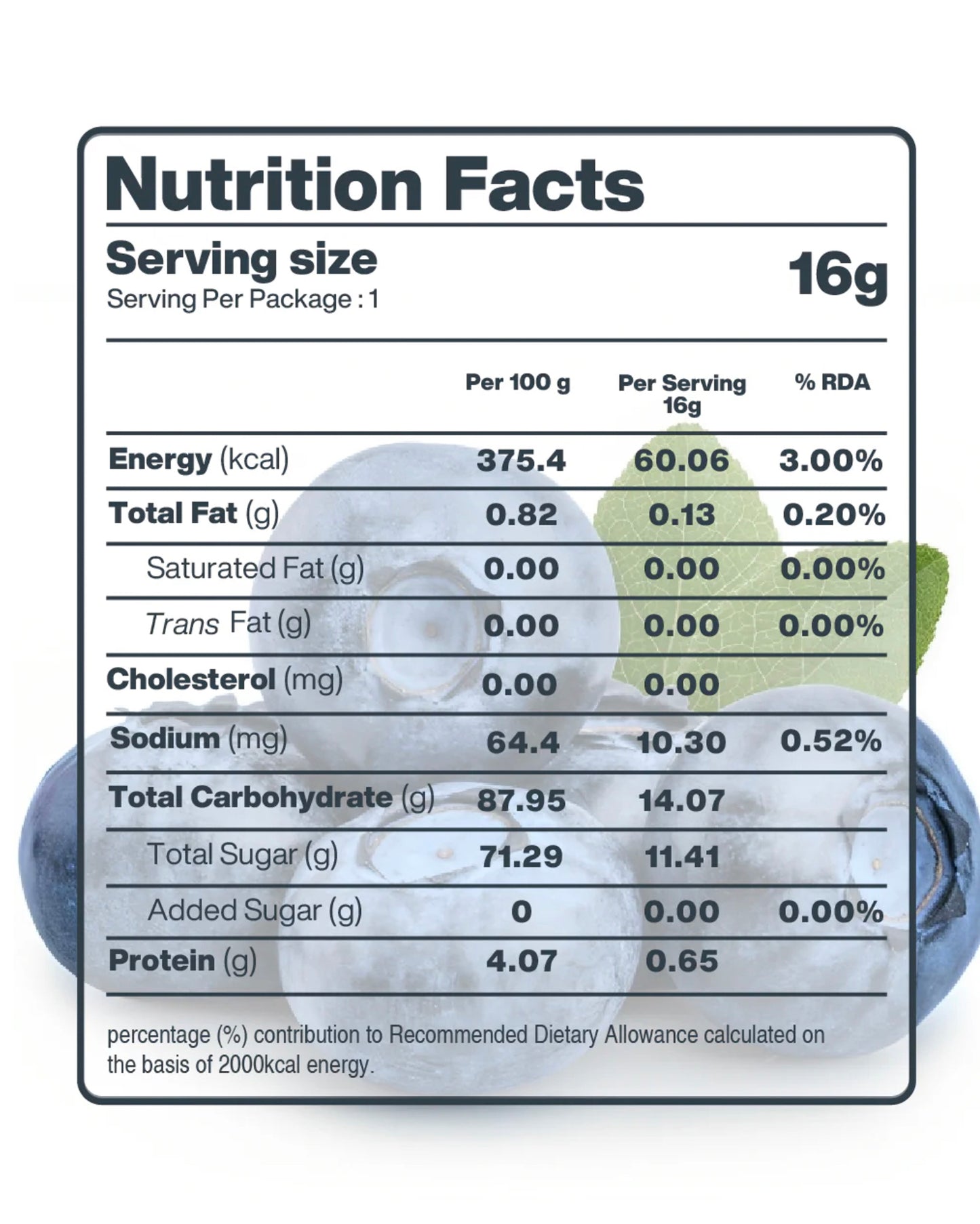 Freeze Dried Blueberries