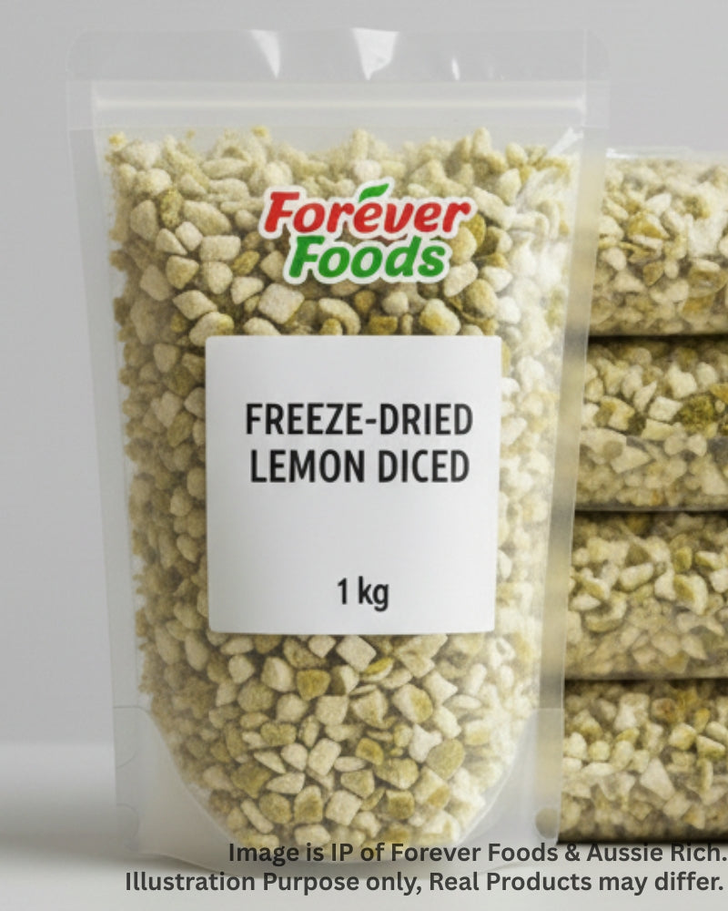 Bulk Diced Freeze-Dried Lemon | Wholesale Australian Citrus Ingredients ...