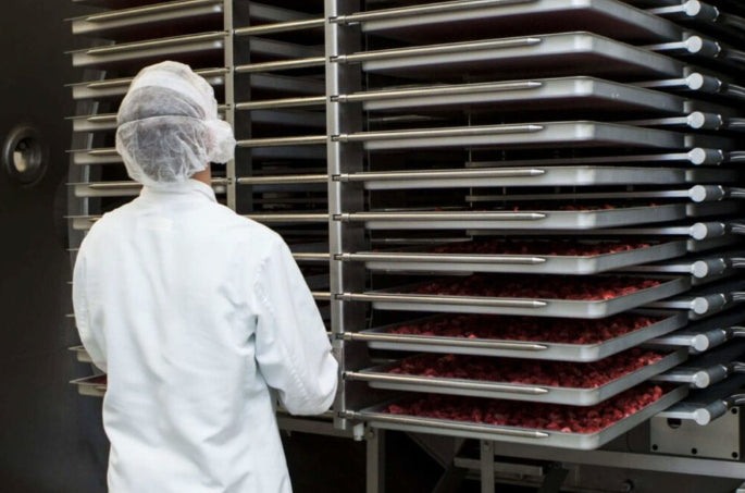 Man unloading Freeze Dried Fruit from a Freeze Dried Australia Facility