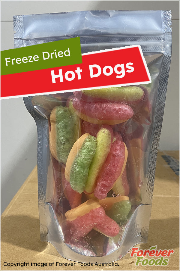 Freeze Dried Hot Dogs