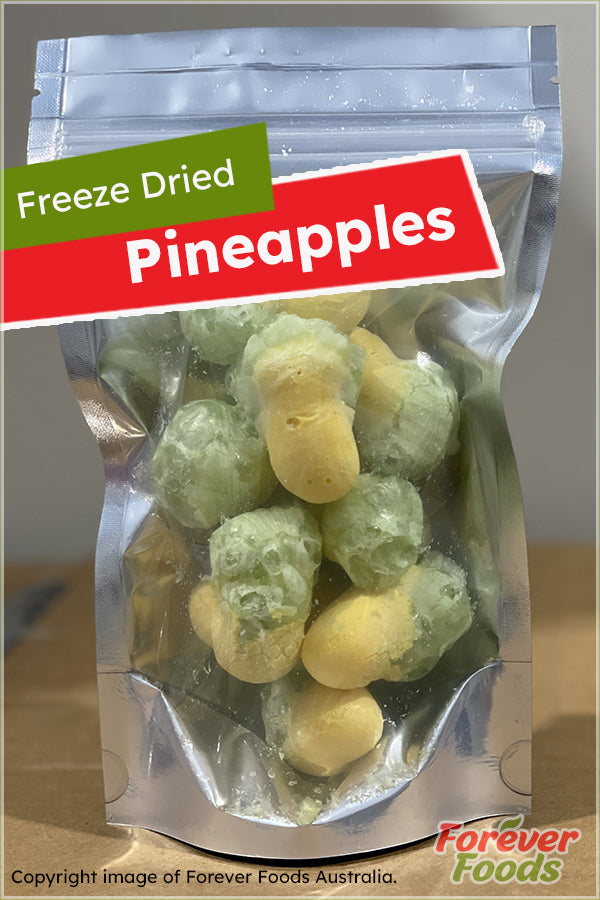 Freeze Dried Pineapple Lollies