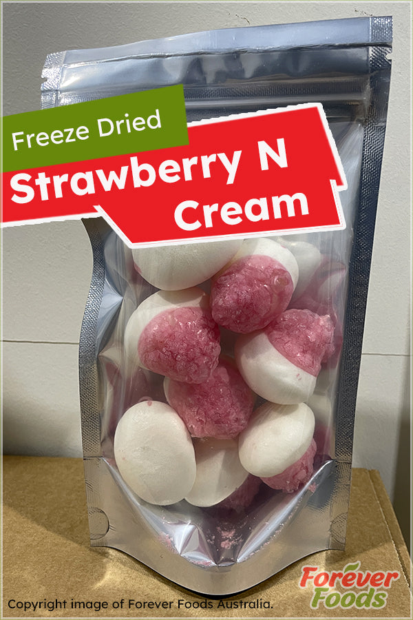 Freeze Dried Strawberry and Cream