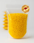 Freeze Dried Pumpkin in a Clear plastic bag filled with yellow products with an 'Australian Made' logo on a white background