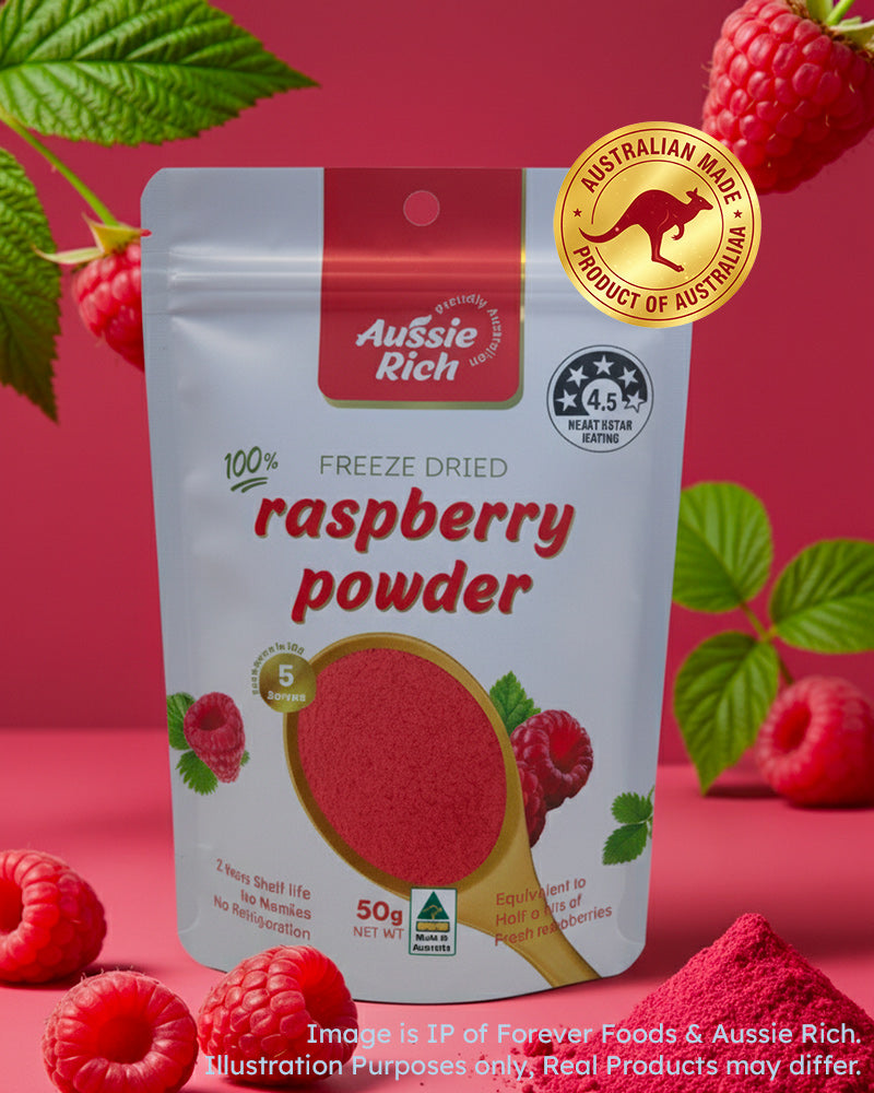 Raspberry Poder Raspberry Powder - Freeze Dried – Freeze Dried Australia