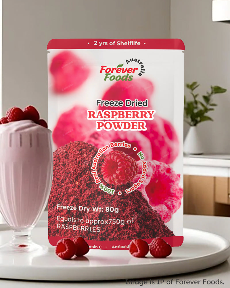 Dehydrated Raspberry Flakes Raspberry Powder - Freeze Dried – Forever Foods
