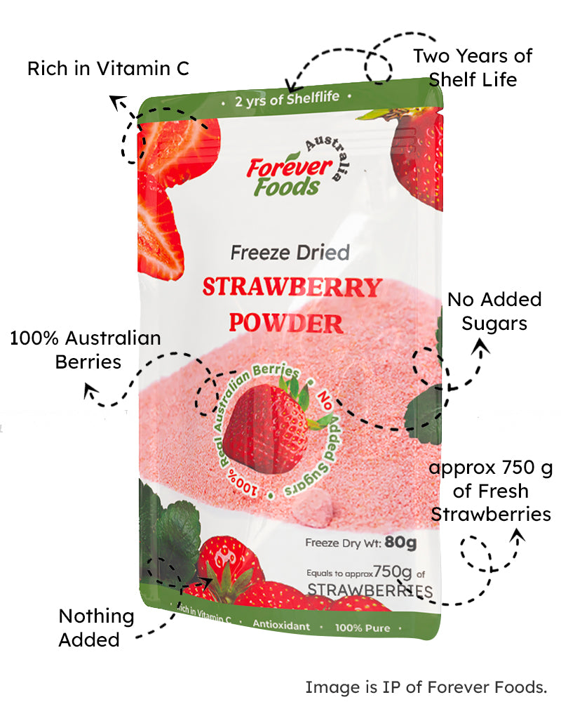 Freeze Dried Strawberry - Powder